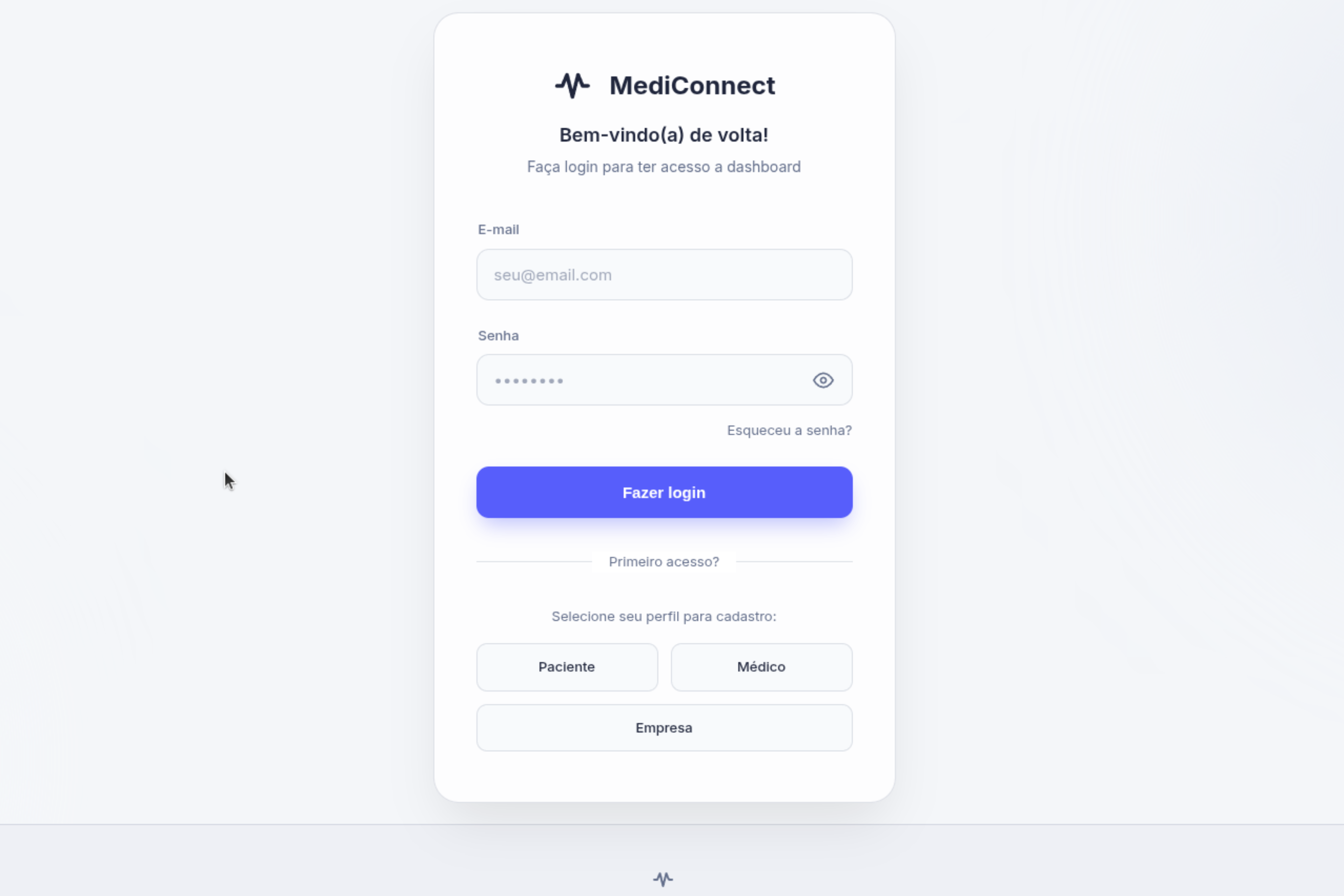 Interface do sistema